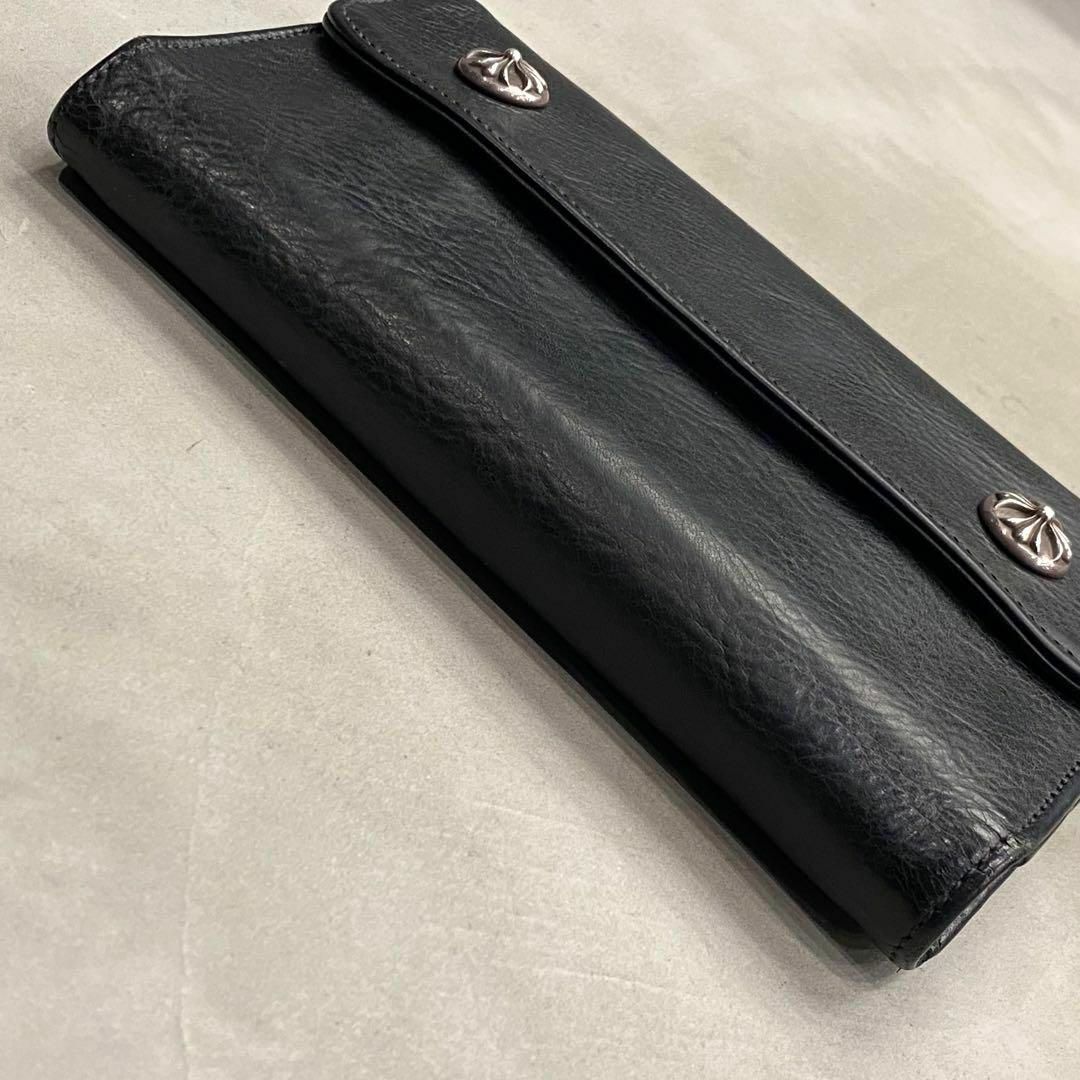 Chrome Hearts(クロムハーツ)の『CHROME HEARTS』 クロムハーツ 3つ折り財布 レザーウォレット メンズのファッション小物(長財布)の商品写真