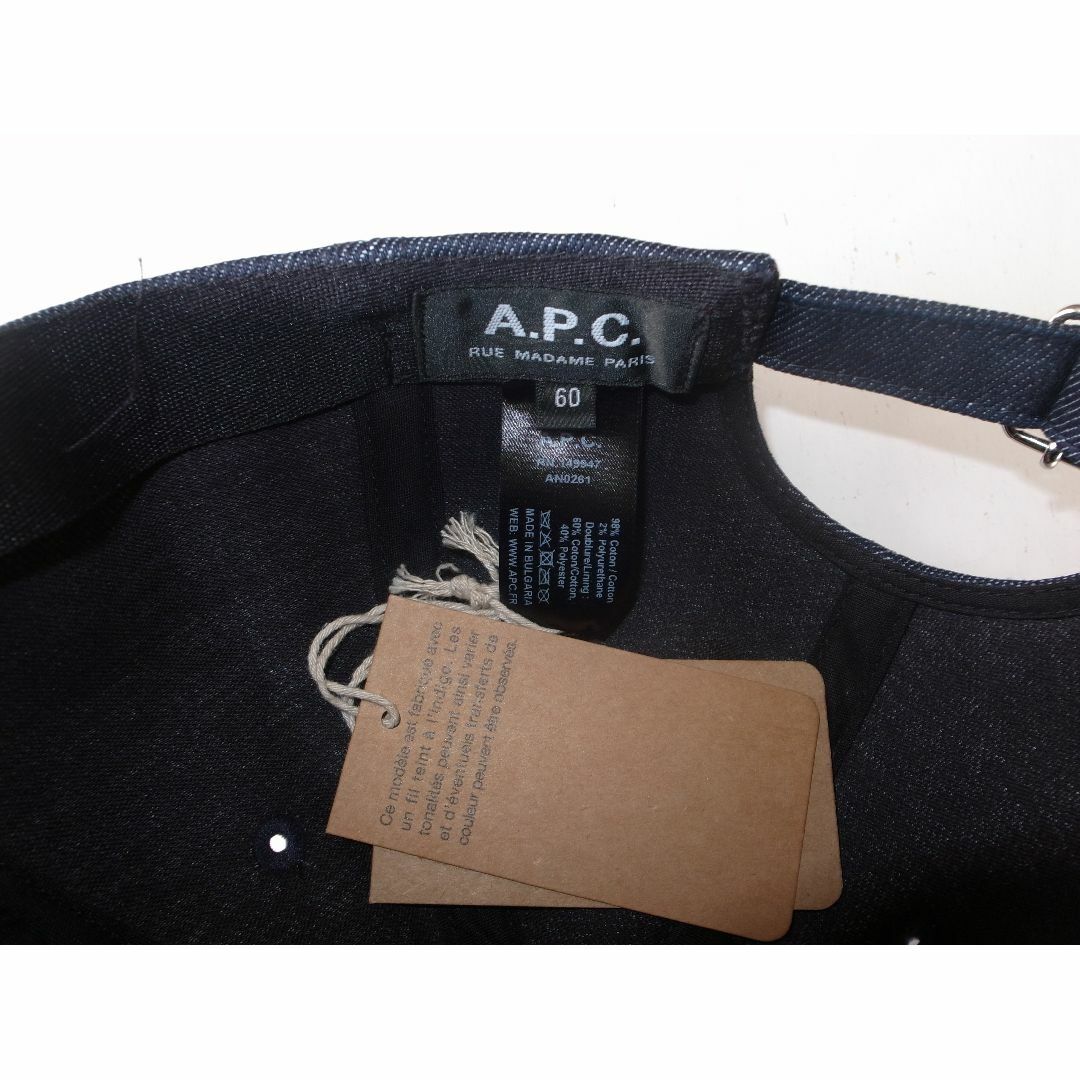 A.P.C(アーペーセー)のAPC CASQUETTE EDEN VPC デニム キャップ 60cm メンズの帽子(キャップ)の商品写真