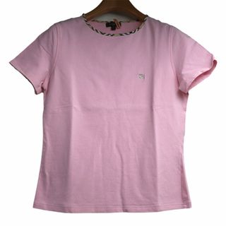 バーバリー(BURBERRY)のBURBERRY バーバリー LONDON 半袖Ｔシャツ ピンク M レディース【中古】(Tシャツ(半袖/袖なし))