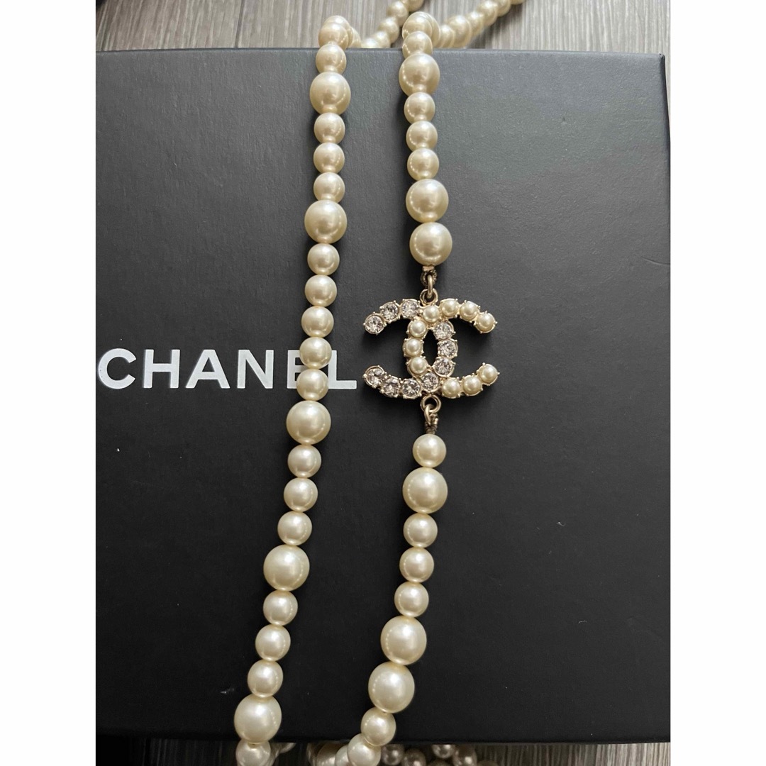 CHANEL(シャネル)のシャネル　ネックレス　美品　引っ越しのため レディースのアクセサリー(ネックレス)の商品写真