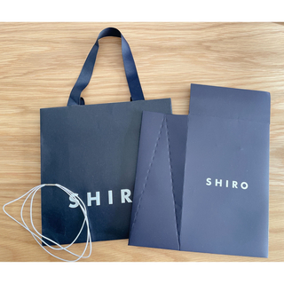 シロ(shiro)のshiro ギフトバッグ・紙袋セット(ショップ袋)
