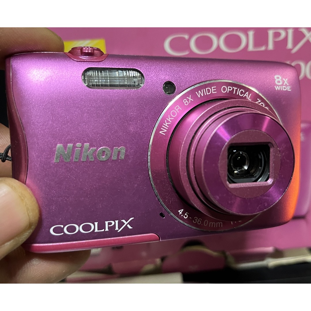 ■NIKON COOLPIX S3700■かわいいピンクパープル