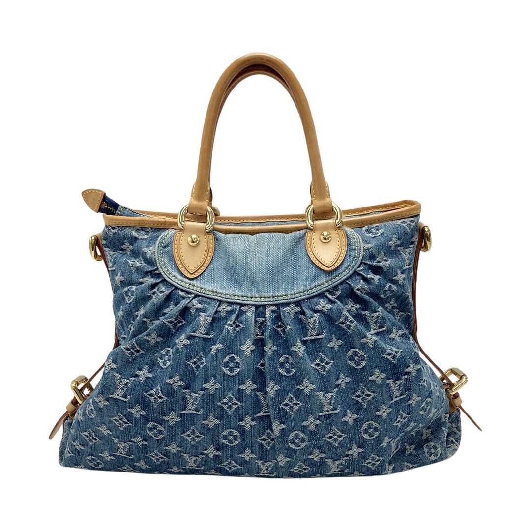 バッグ☆☆LOUIS VUITTON ルイヴィトン モノグラムデニム ネオカヴィ GM M95350 ブルー トートバッグ