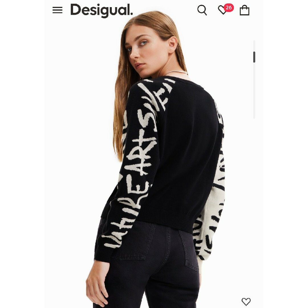 DESIGUAL(デシグアル)の新品　タグ付き　セーター　デシグアル レディースのトップス(ニット/セーター)の商品写真