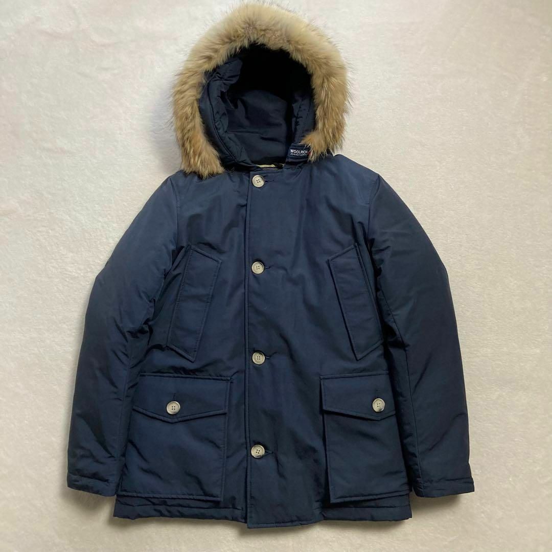 WOOLRICH アークティックパーカー ダウンジャケット S ネイビーメンズ