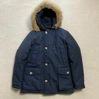 正規 WOOLRICH ウールリッチ ダウン ジャケット ブルゾン 紺325N▲