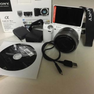 ソニー(SONY)のSONY NEX-5 白 ミラーレスカメラ(ミラーレス一眼)