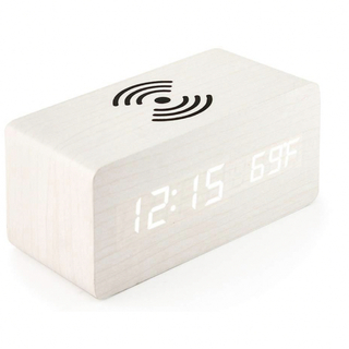 インテリアアイテム トレンド デザイン 置き時計 ホワイト(置時計)
