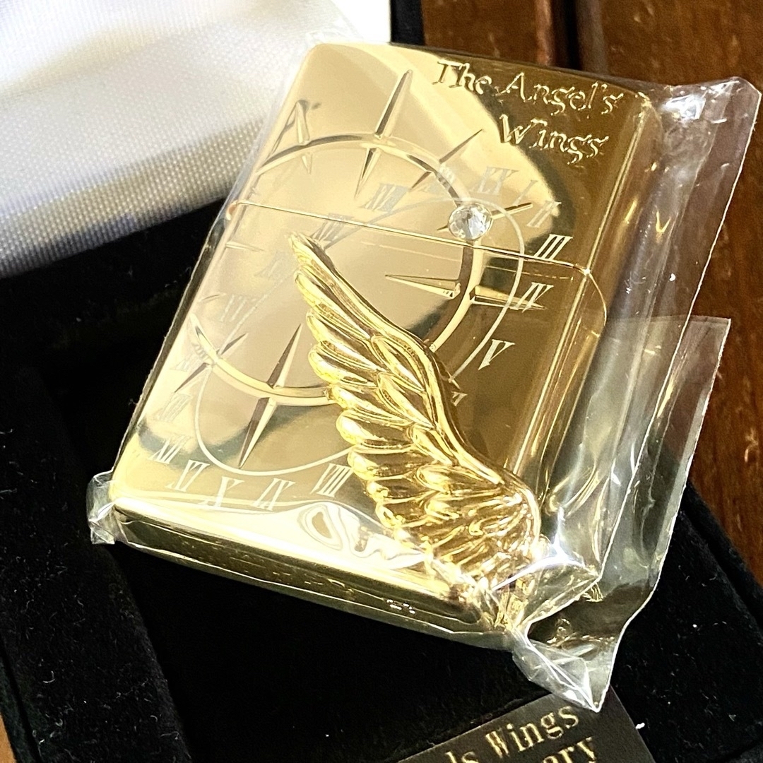 新品 Zippo 限定 エンジェルウィング 20周年 ゴールドミラー ジッポー