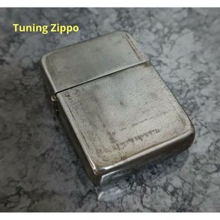 ジッポー(ZIPPO)のチューニング ZIPPO WWII エイジング ブラッククラックル(タバコグッズ)