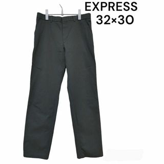 エクスプレス(EXPRESS)のEXPRESS　32×30　コットンパンツ　古着　グレー　スラックス(スラックス)