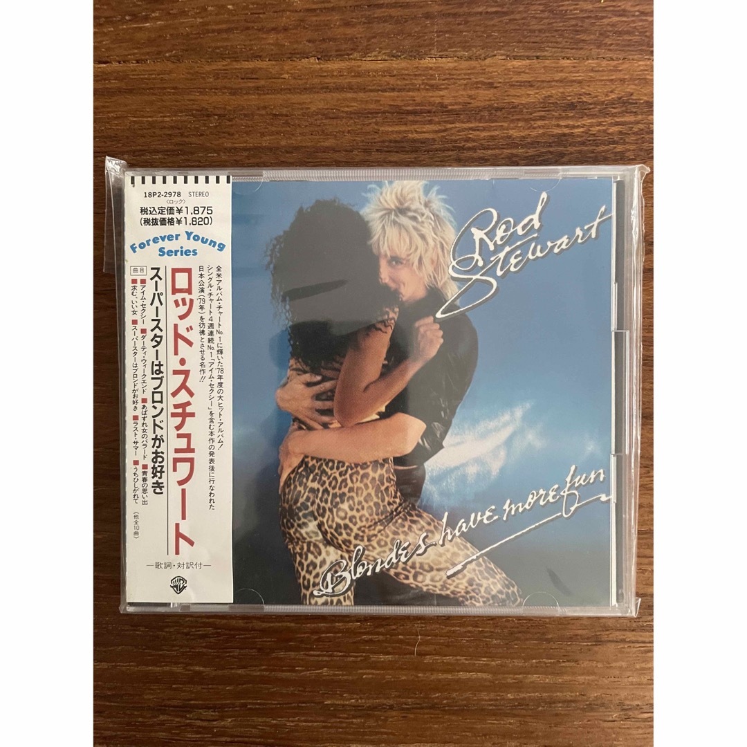 ROD STEWART 「BLONDES HAVE MORE FUN」CD 洋楽 エンタメ/ホビーのCD(ポップス/ロック(洋楽))の商品写真