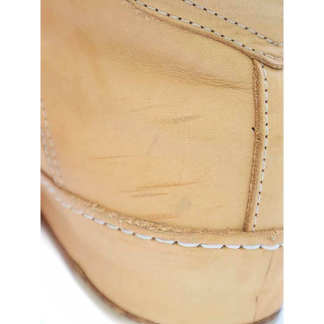 Hender Scheme(エンダースキーマ)のHender Scheme エンダースキーマ manual industrial products-01 mip-01 レザーハイカットスニーカー ベージュ 5（27㎝~27.5cm） メンズの靴/シューズ(スニーカー)の商品写真