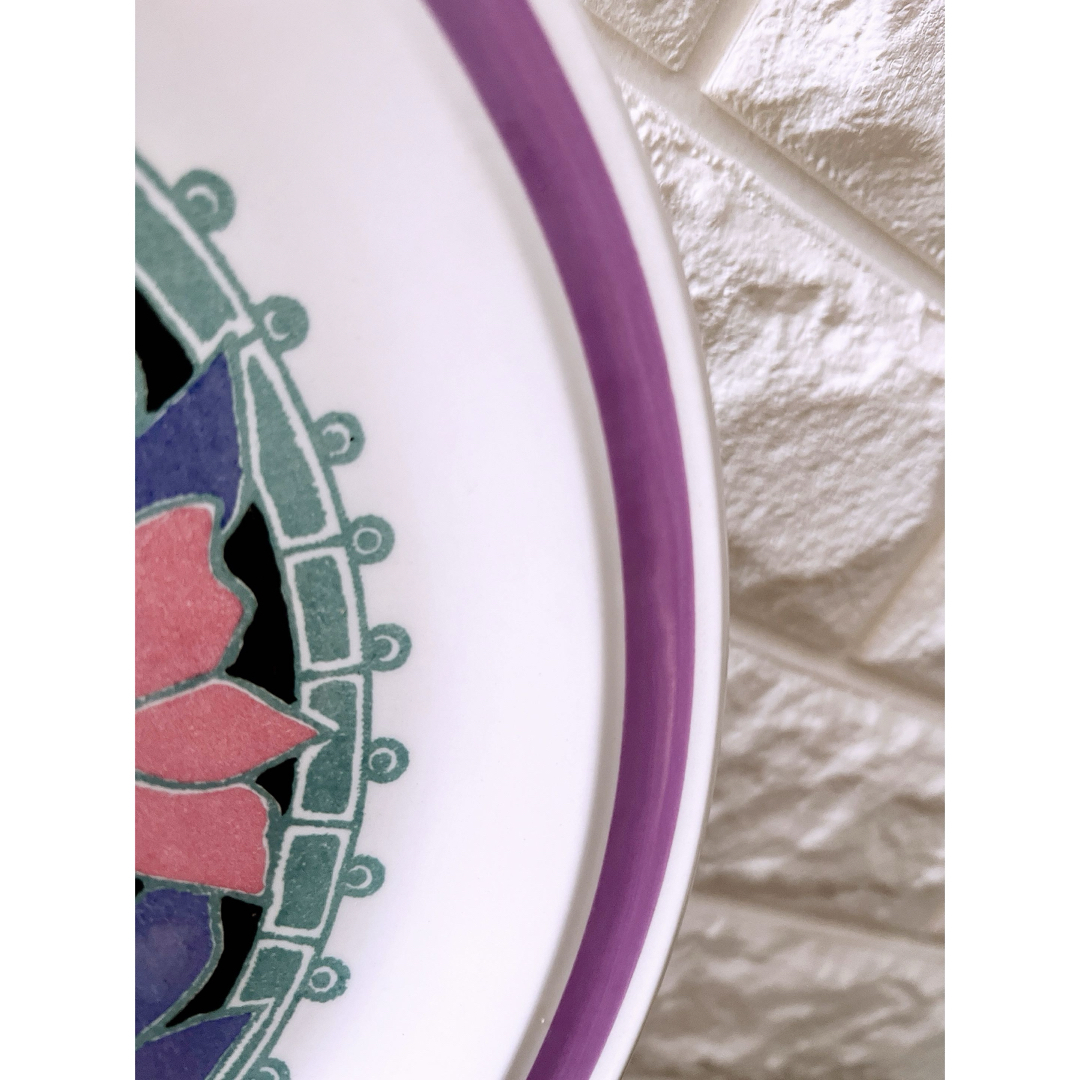 NIKKO(ニッコー)の【NIKKO】ニッコー ダブルフェニックス リバティ プレート フォーク付 大皿 インテリア/住まい/日用品のキッチン/食器(食器)の商品写真