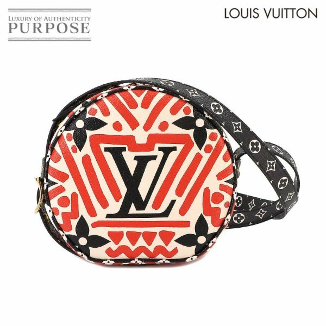 未使用 展示品 ルイ ヴィトン LOUIS VUITTON LVクラフティ ボワット シャポー スープル ショルダー バッグ クレーム ルージュ VLP 90220199ブランドルイヴィトン