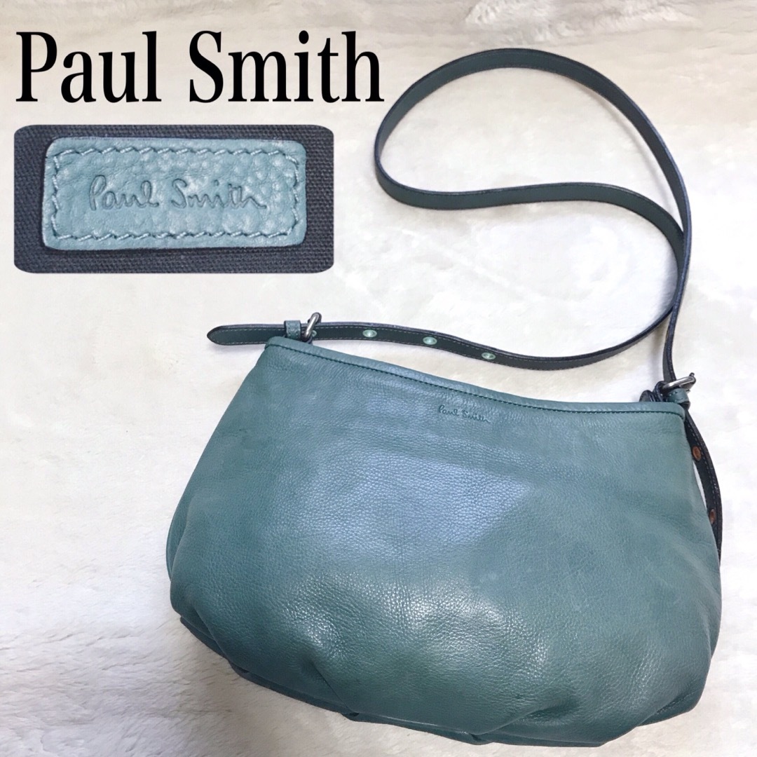 Paul Smith - 美品 希少カラー Paul Smith オールレザー ロゴ ...