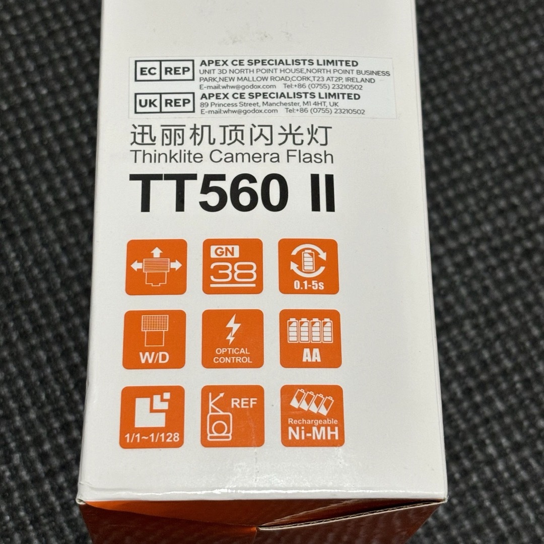 【美品】GODOX TT560II フラッシュ ストロボ CANON用 スマホ/家電/カメラのカメラ(ストロボ/照明)の商品写真