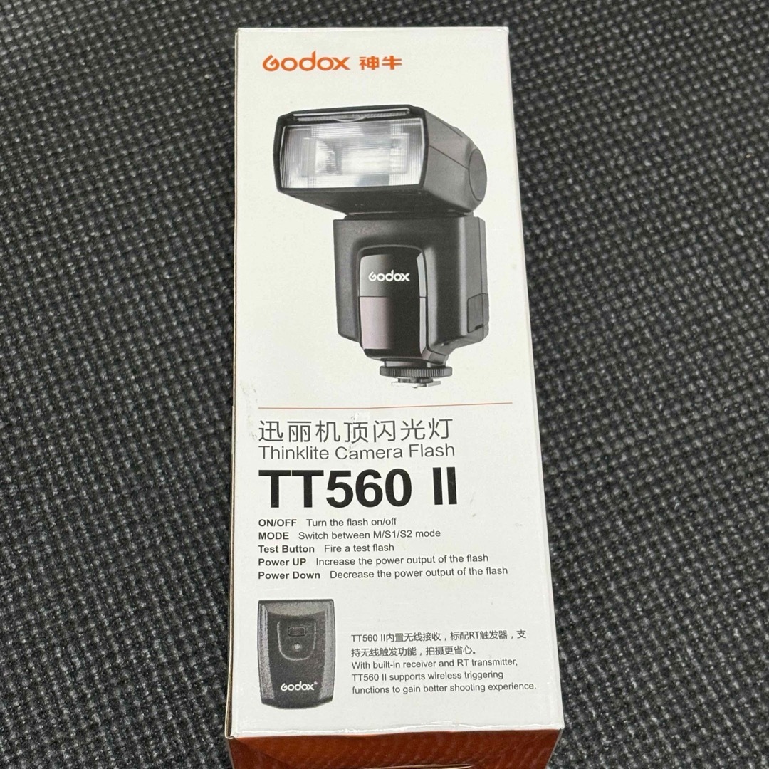 【美品】GODOX TT560II フラッシュ ストロボ CANON用 スマホ/家電/カメラのカメラ(ストロボ/照明)の商品写真