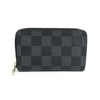 ルイヴィトン(LOUIS VUITTON)のルイ ヴィトン LOUIS VUITTON コインケース ダミエグラフィット ジッピーコインパース ダミエグラフィットキャンバス ダークグレー シルバー メンズ N63076 送料無料【中古】 e57811f(コインケース/小銭入れ)