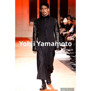 ヨウジヤマモトプールオム(Yohji Yamamoto POUR HOMME)の美品 ヨウジヤマモト プールオム18AW スーパーサルエル ワイドスラックス(サルエルパンツ)