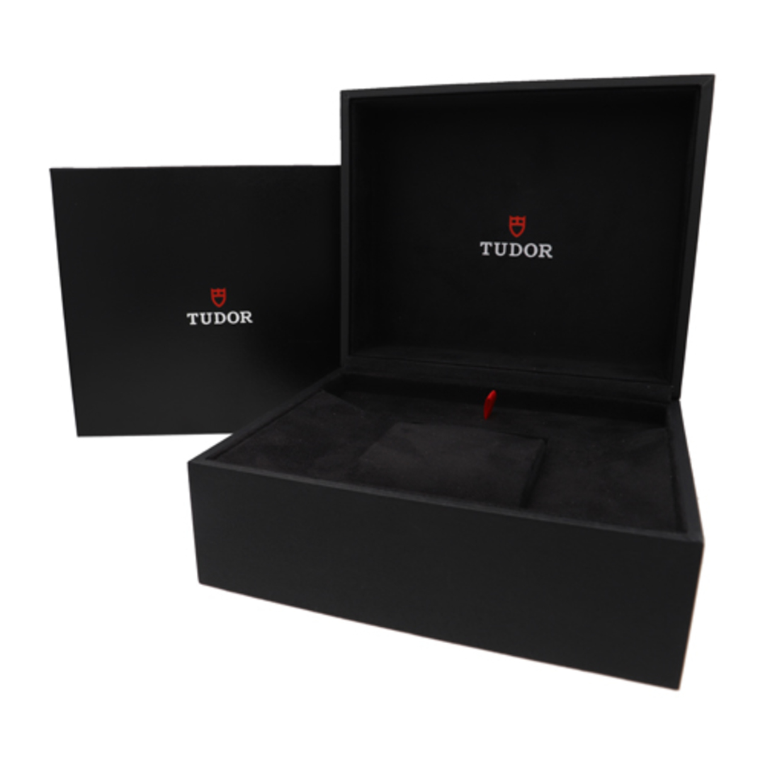 Tudor(チュードル)の【119311】TUDOR チュードル  79360N ブラックベイ ホワイト/ブラックダイヤル SS/レザー 自動巻き ギャランティーカード 純正ボックス 腕時計 時計 WATCH メンズ 男性 男 紳士【中古】 メンズの時計(腕時計(アナログ))の商品写真