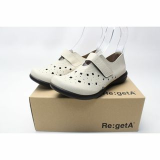 リゲッタ(Re:getA)の新品♪Re:getA ベルクロパンチングシューズ(S)/394 (スリッポン/モカシン)