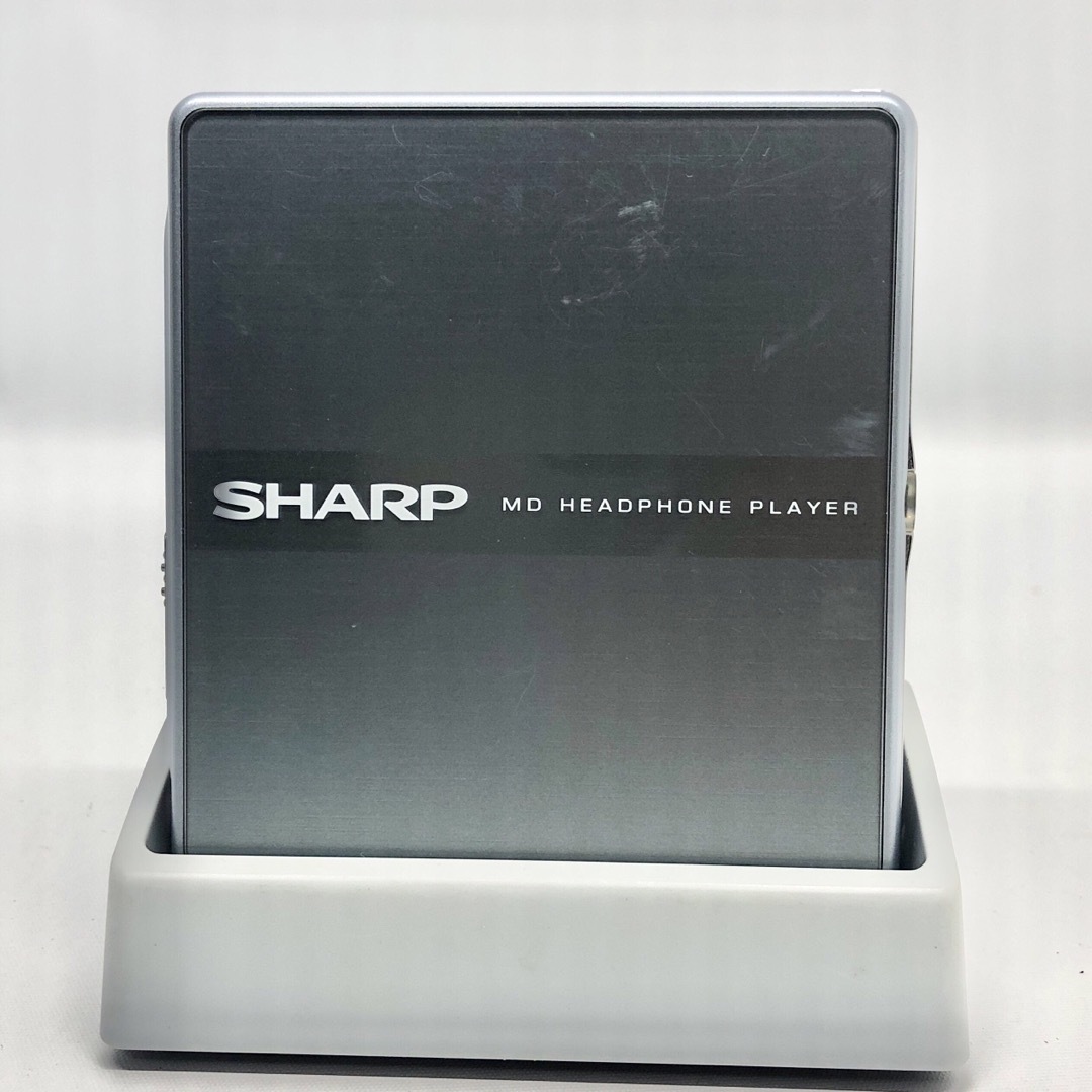 SHARP　シャープ　MD-ST600-A　ブルー系　ポータブルMDプレーヤーポータブルプレーヤー