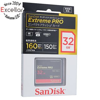 サンディスク(SanDisk)の【新品訳あり(箱きず・やぶれ)】 SANDISK　コンパクトフラッシュ　SDCFXPS-032G-J61　32GB(PC周辺機器)