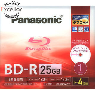 パナソニック(Panasonic)のPanasonic　録画用ブルーレイディスク LM-BR25LAWC　BD-R 4倍速 1枚(その他)