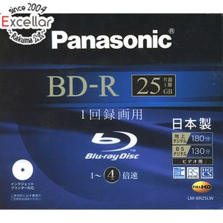 パナソニック(Panasonic)のPanasonic　録画用ブルーレイディスク LM-BR25LW　BD-R 4倍速 1枚(その他)