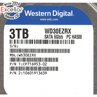 ウェスタンデジタル(Western Digital)のWestern Digital製HDD　WD30EZRX　3TB SATA600(PC周辺機器)