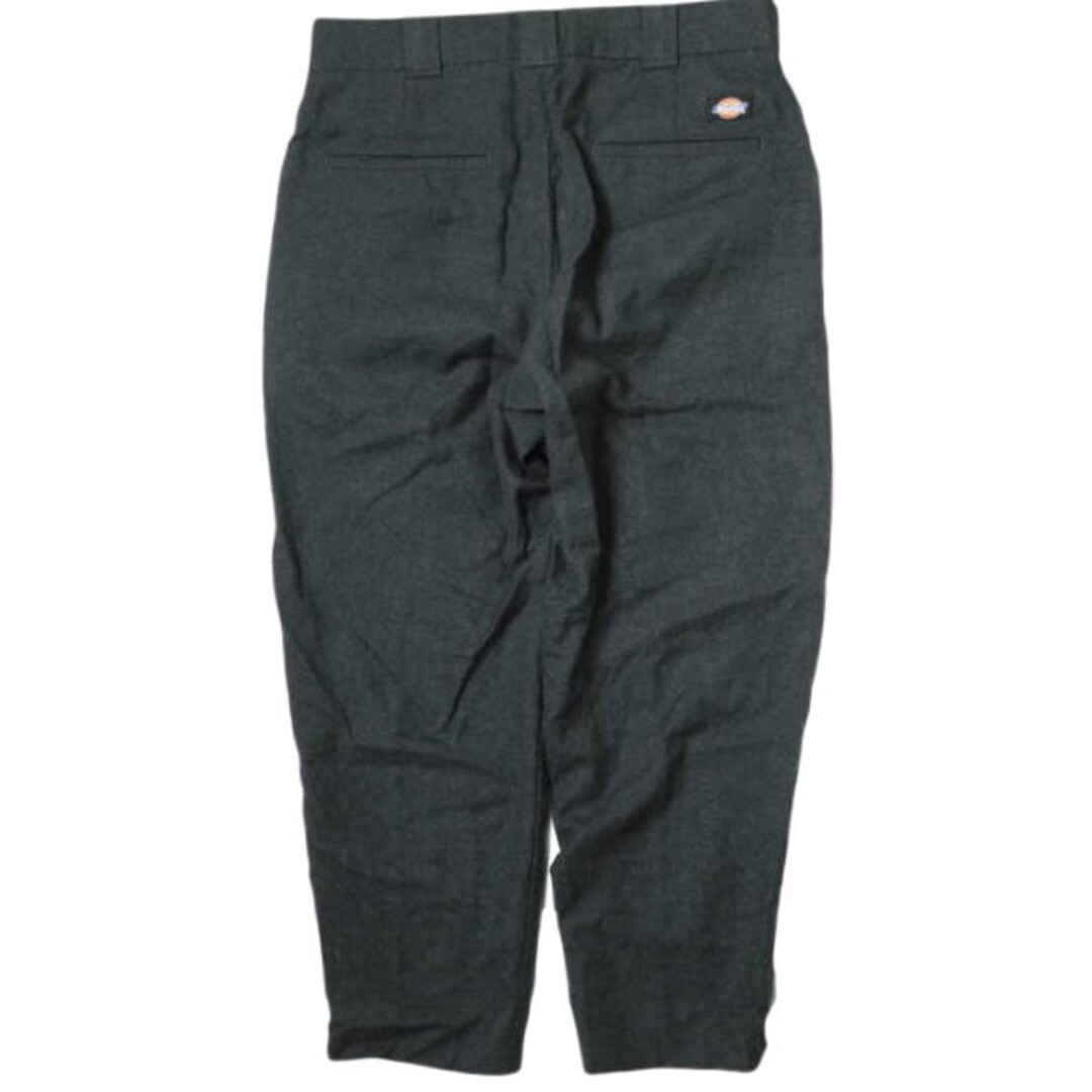 Dickies(ディッキーズ)のDickies x BEAUTY&YOUTH UNITED ARROWS ディッキーズ ビューティーアンドユース ユナイテッドアローズ 別注 W/WIDE 9/10 LENGTH ウールワイドテーパードパンツ 1214-499-7365 M チャコールグレー ボトムス【中古】【Dickies × BEAUTY&YOUTH UNITED ARROWS】 メンズのパンツ(スラックス)の商品写真