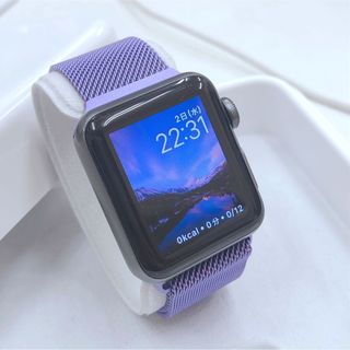 アップルウォッチ(Apple Watch)のApple Watch 38mm シリーズ 3 黒 アップルウォッチ(その他)