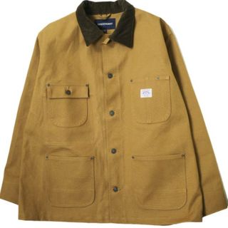 ディセンダント(DESCENDANT)のDESCENDANT ディセンダント 20AW 日本製 MFG CHORE JACKET コットンキャンバス チョアジャケット 3 ベージュ カバーオール ワークジャケット WTAPS TET アウター【中古】【DESCENDANT】(カバーオール)