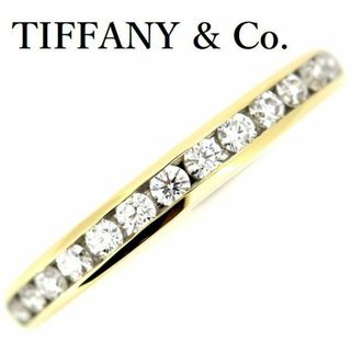 ティファニー(Tiffany & Co.)のティファニー ハーフサークル ダイヤモンドリング K18YG 13P 5.5号 2.5mm(リング(指輪))