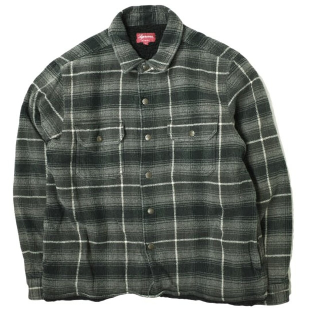 SUPREME シュプリーム 22AW Shearling Lined Flannel Shirt シアリング