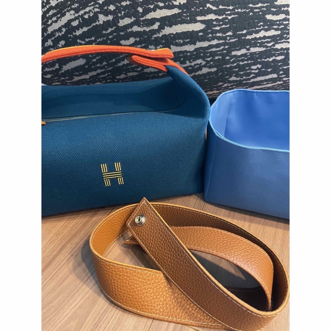 レディースHERMES ブリッドアブラックのバックインバッグとショルダー