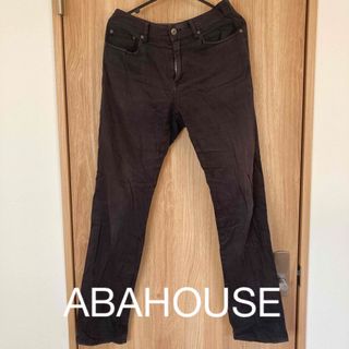 アバハウス(ABAHOUSE)のアバハウス　パンツ　メンズ　46 黒　ブラック　ABAHOUSE(その他)