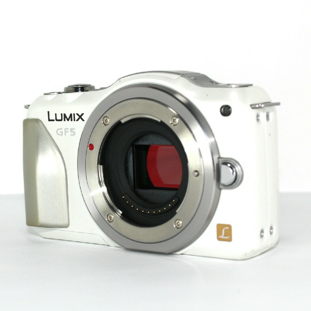 ✨ジャンク✨Panasonic LUMIX DMC−GF5 ホワイト ボディーミラーレス一眼