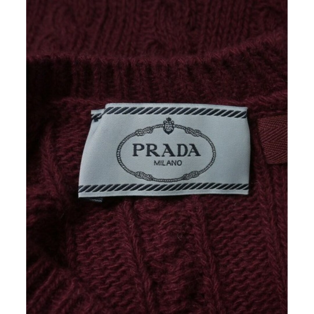 PRADA(プラダ)のPRADA プラダ ニット・セーター 42(M位) 赤紫 【古着】【中古】 レディースのトップス(ニット/セーター)の商品写真