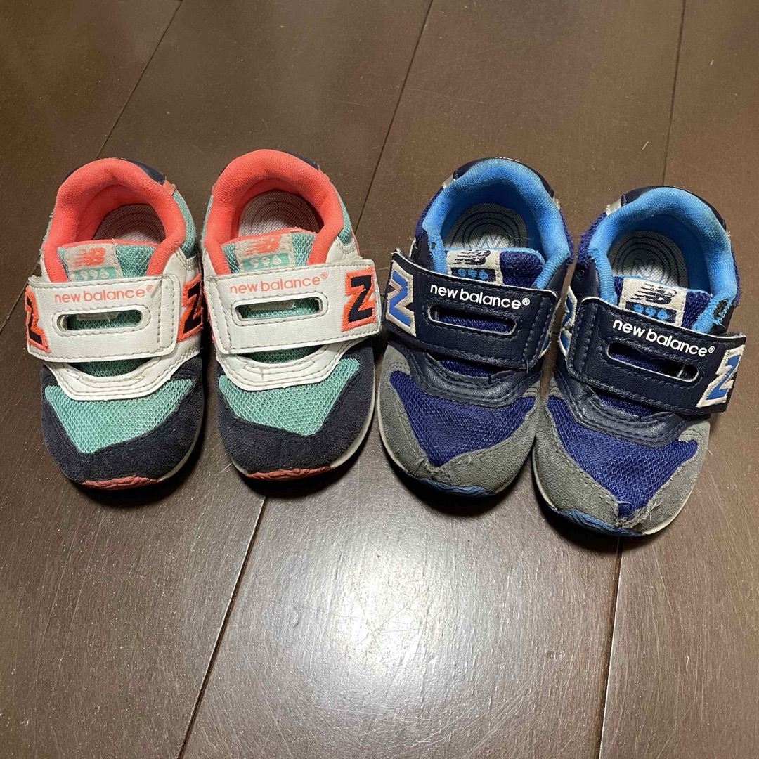 New Balance(ニューバランス)のNewBalance スニーカー【訳アリ】2足セット13.5 キッズ/ベビー/マタニティのベビー靴/シューズ(~14cm)(スニーカー)の商品写真