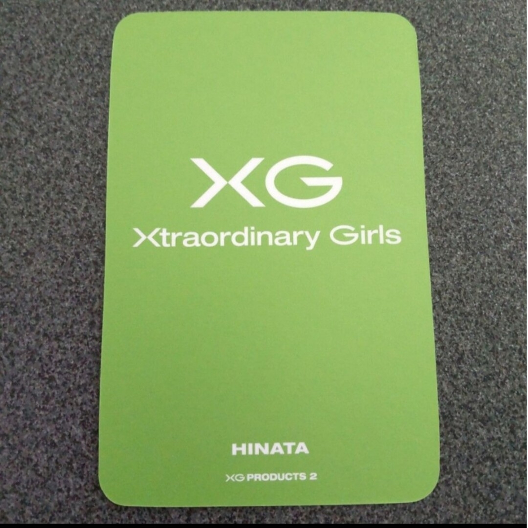 xg(エックスジー)のXG　ヒナタ　HINATA　特典　トレカ　products2　ショーケース　公式 エンタメ/ホビーのCD(K-POP/アジア)の商品写真