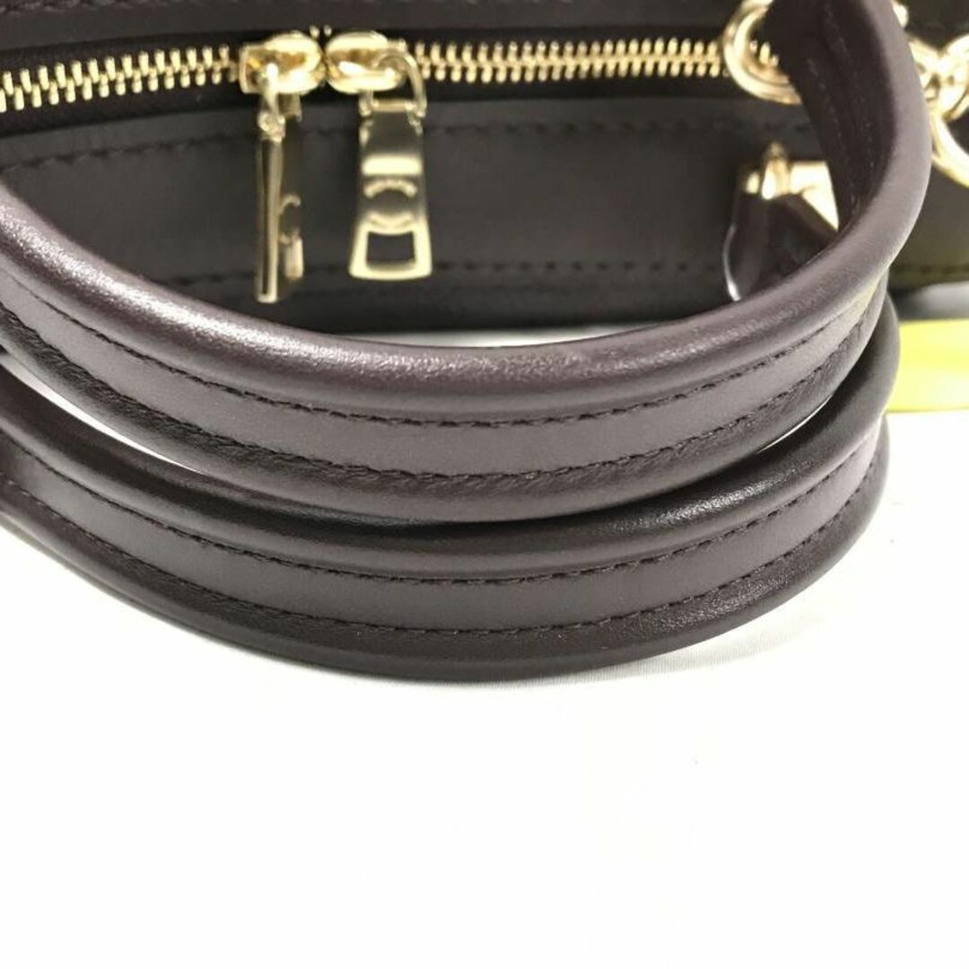 在庫限り超特価 美品✨COACH コーチショルダーバッグハンドバッグレザーブラウン茶