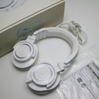 オーディオテクニカ(audio-technica)のATH-M50x ホワイト  M777(ヘッドフォン/イヤフォン)