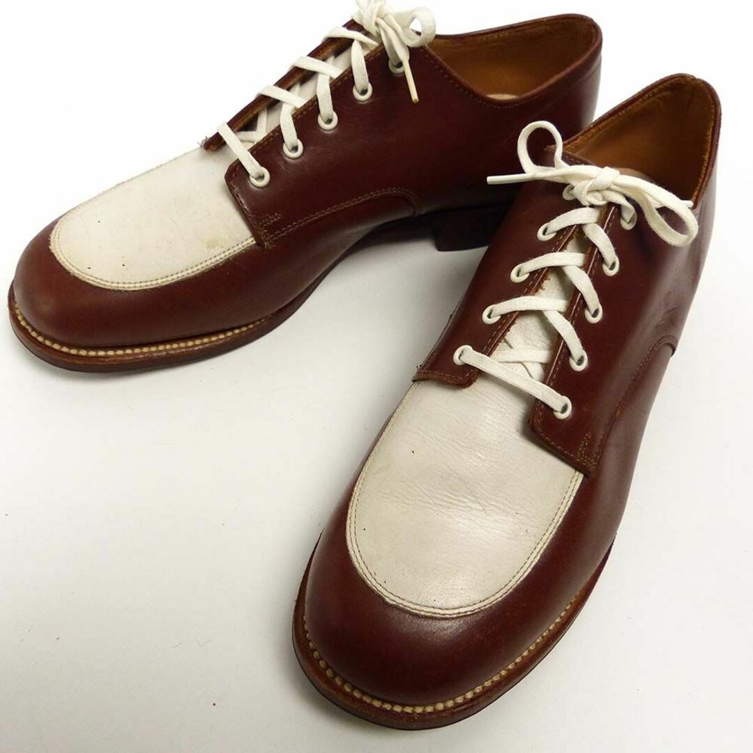 キッズ用 1950-60s Edwards 2トーン Uチップシューズ キッズ/ベビー/マタニティのキッズ靴/シューズ(15cm~)(フォーマルシューズ)の商品写真