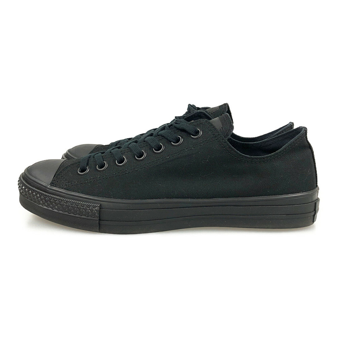 CONVERSE(コンバース)のCONVERSE コンバース CANVAS AS J OX キャンバス オールスター シューズ 日本製 ブラックモノトーン サイズUS8.5=27cm 正規品 / B4846 メンズの靴/シューズ(スニーカー)の商品写真