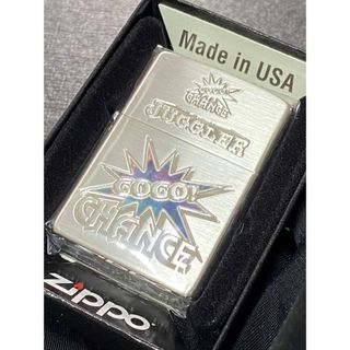 zippo ジャグラー シェル 2面刻印 シルバー 特殊加工 2023年製(その他)