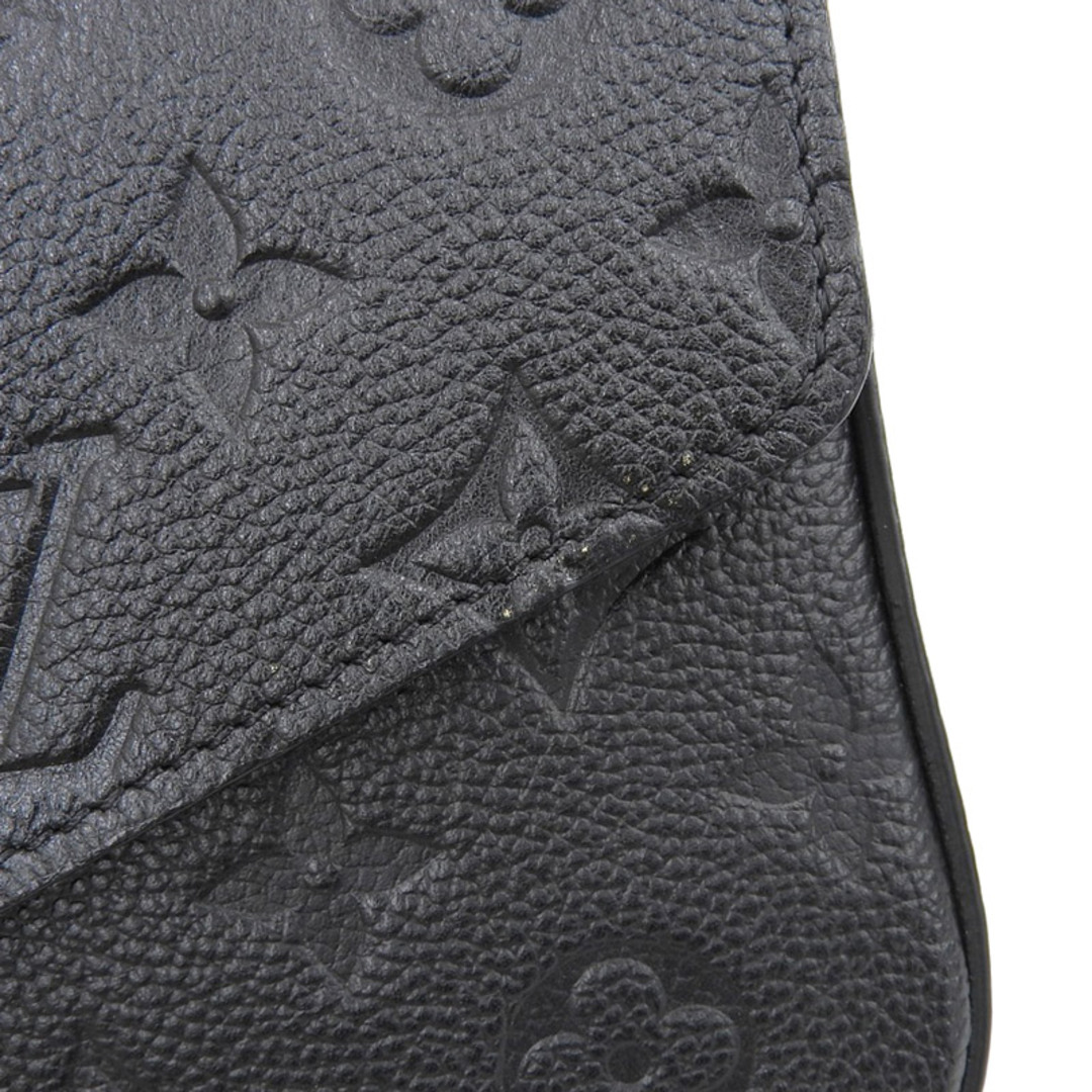 ルイヴィトン LOUIS VUITTON モノグラム・アンプラント ポシェット・フェリシー ショルダーバッグ ノワール M64064  新入荷 LV1500約125ｃｍ×マチ