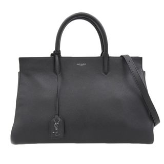 アザー(other)のサンローラン SAINT LAURENT カバリブゴージュ 2WAYバッグ ハンドバッグ ショルダーバッグ レザー ブラック PMR620667 中古 新入荷 OB1661(ハンドバッグ)