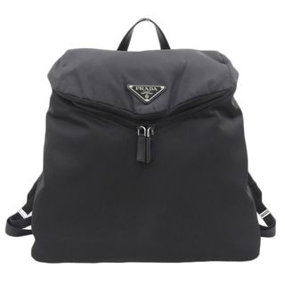 プラダ(PRADA)のプラダ PRADA バックパック リュックサック ナイロン/レザー ブラック 2VZ089 中古 新入荷 OB1676(リュック/バックパック)